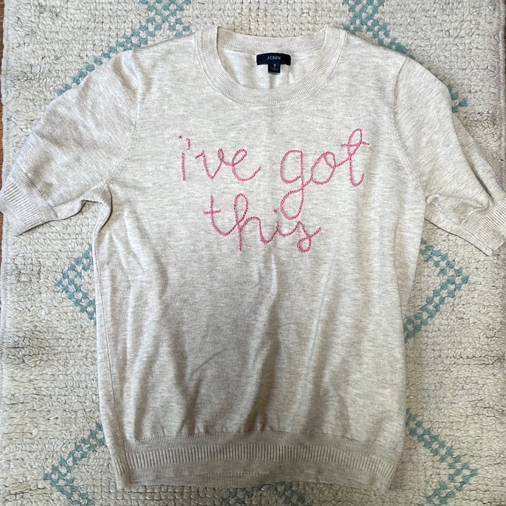 1950s J.Crew Embroidered Sweater